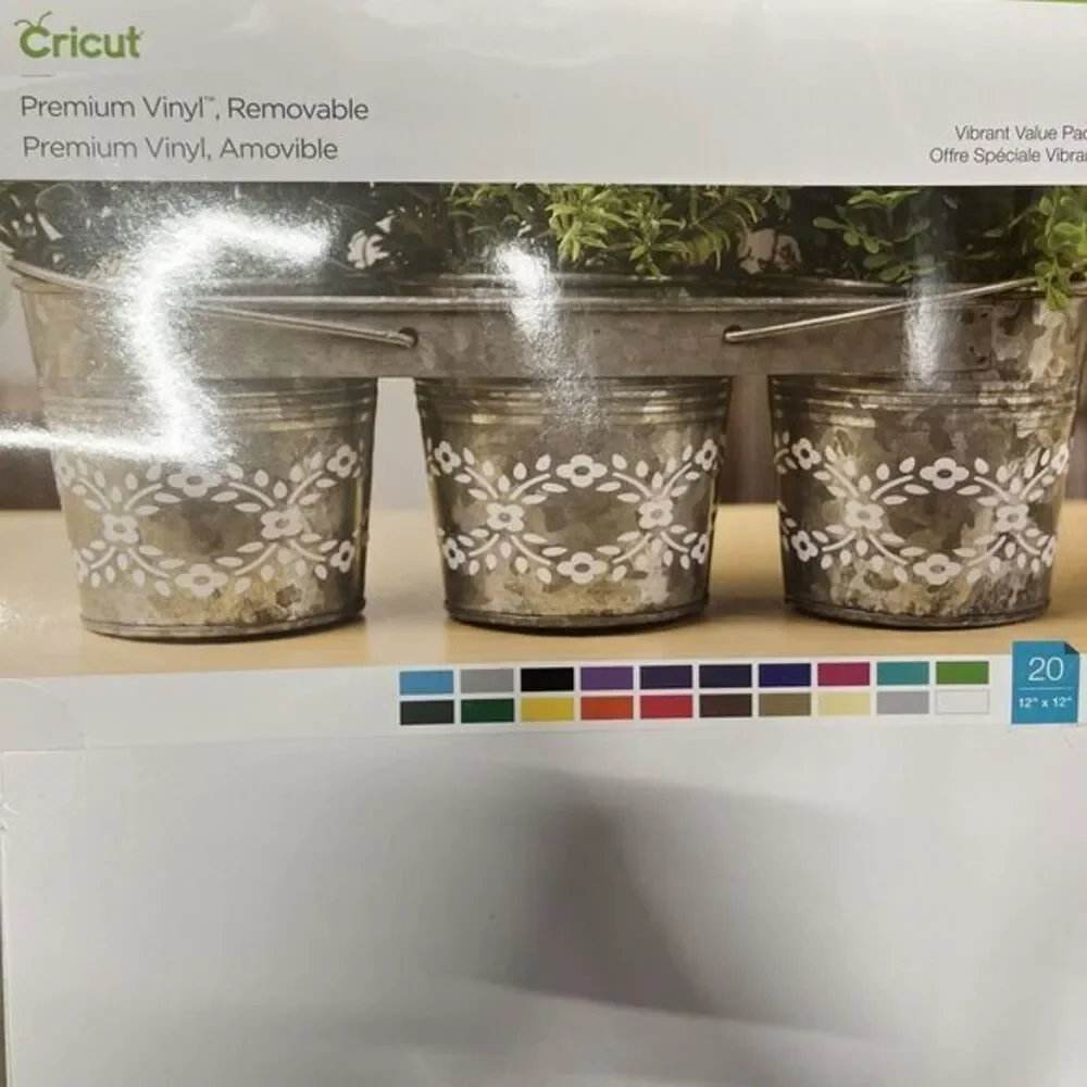 VARIETY 20Colors Premium Vinyl 3 Packs LOTfor Cricut Explore Air 2 Maker Machine